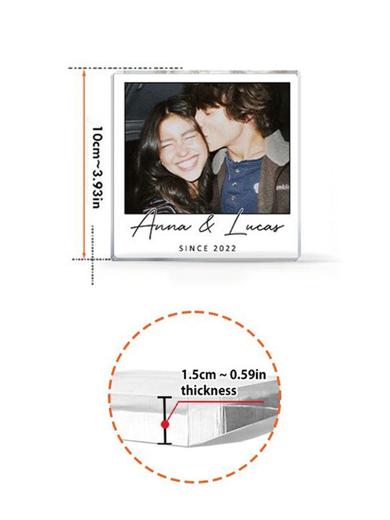 Custom Acrylic Photo Block Gift